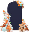 Spandex Arch Cover - 7.2FT Arch Stand Cover - Stretchy Backdrop for Wedding, Birthday, Baby Shower & Banquet - Dark Blue