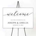 Wedding Welcome Sign - Welcome To The Wedding Sign - Personalized Wedding Sign - Wedding Décor