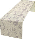 Purple Lavender Table Runner Vintage Watercolor Modern Kitchen Restaurant Decoration Suitable for Indoor and Outdoor Wedding Party Banquet Table Runner 13x36 Inch