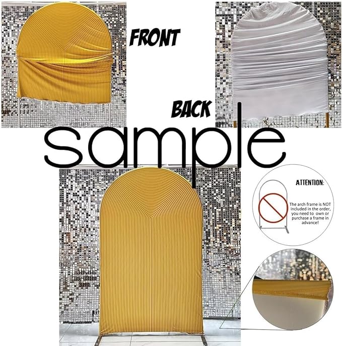 Mexico Theme Arch Stand Covers Fiesta Wedding Party Elastic Fabric Background Birthday Baptismx Baby Shower Decor Props (Customized,G-3741)