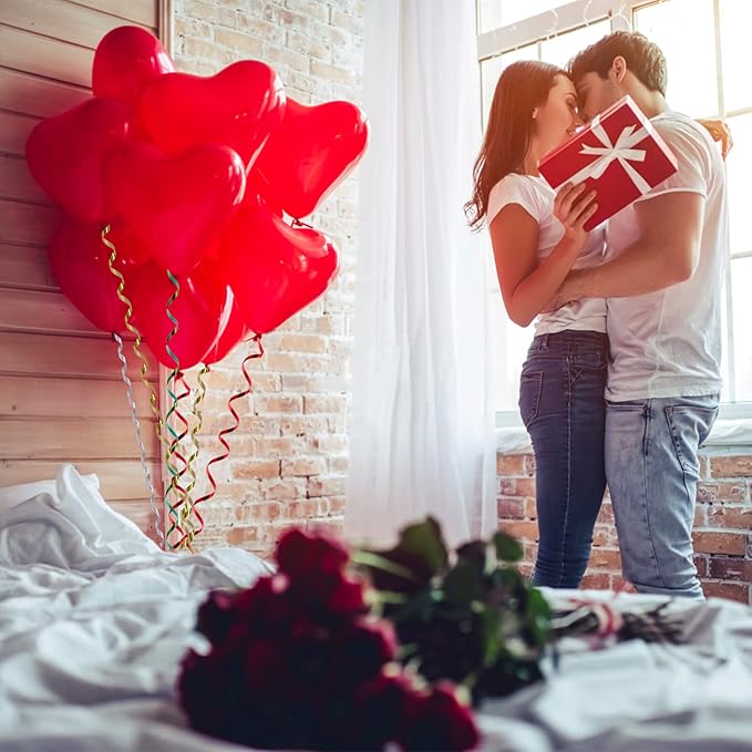 Lainrrew 1000 Yard Metallic Curling Ribbon Balloon String - 4 Pack, Gift Wrap, Christmas, Valentine's Day, Party Decoration