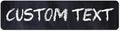 Custom Sign, Custom Street Sign, 11 Font Colors, 13 Font Styles, 4 Hole Options, 22 Sizes, 12x48 Inches, Rust Free DiBound, Fade Resistant, Made in USA by My Sign Center (Chalkboard Black)