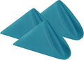 Cloth Napkins 17x17 inch Washable Polyester Dinner Napkins Soft Table Napkins for Wedding Party Dining Banquet(Caribbean Blue,25PCS)