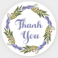 Custom Stickers for Weddings, Birthdays & Businesses - Personalized Labels with Your Logo - Waterproof, Fade and Heat Resistant - Pack of 100-1000 (Wreath O, 3 Inch)