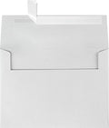 LUXPaper A7 Invitation Envelopes | Peel & Press | 5 1/4" x 7 1/4" | Gray | 80lb. Text | 100% Cotton | 500 Qty