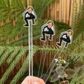 Personalized 50 Pcs Double-Sided Wedding Stir Stick, Custom Bride Face Dancers Stir Stick, Acrylic Cocktail Stirrers, Wedding Drink Stirrers,Bridal Shower Gifts, Bachelorette Party Gifts