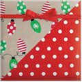 Current Kraft Light Bulb Double-Sided Rolled Christmas Wrapping Paper - Premium Jumbo 23-Inch x 32-Foot Gift Wrap Roll, 61 Square Feet Total