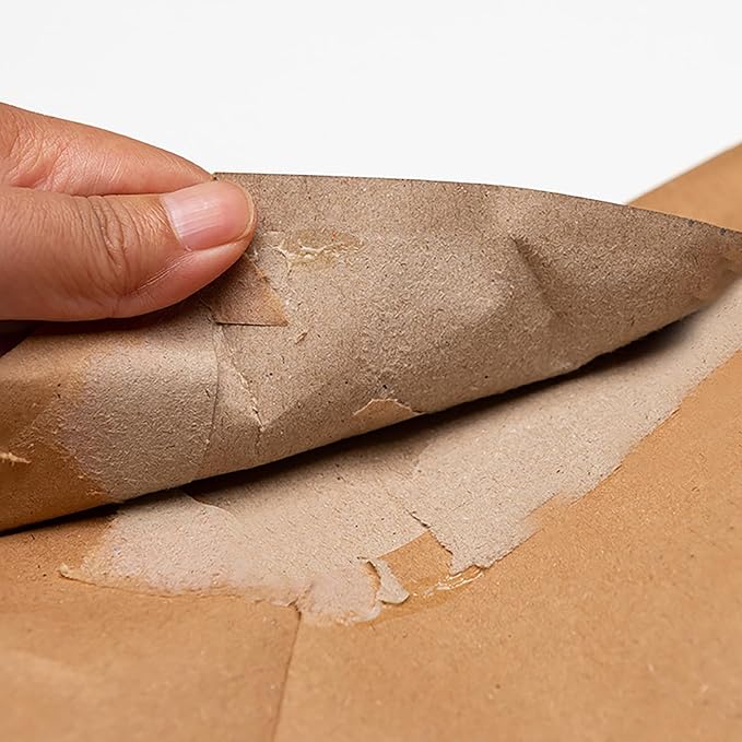 Kraft Paper Gift Bag Large Square Bottom Kraft Paper Bags with Handles (Natural Kraft, 12 x 12 x 12 in, 10 CT)