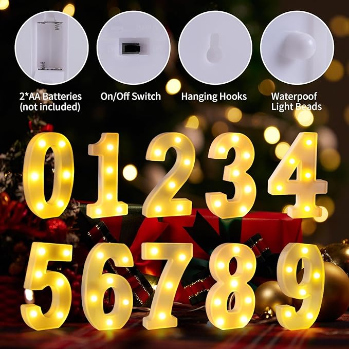 Marquee Numbers 1st First Birthday Decorations for Girls Boys,One Year Old Birthday Decorations Centerpieces Table,Light Up Numbers 1 Sign Led for Party Backdrop Wall Decor for Wedding Anniversary