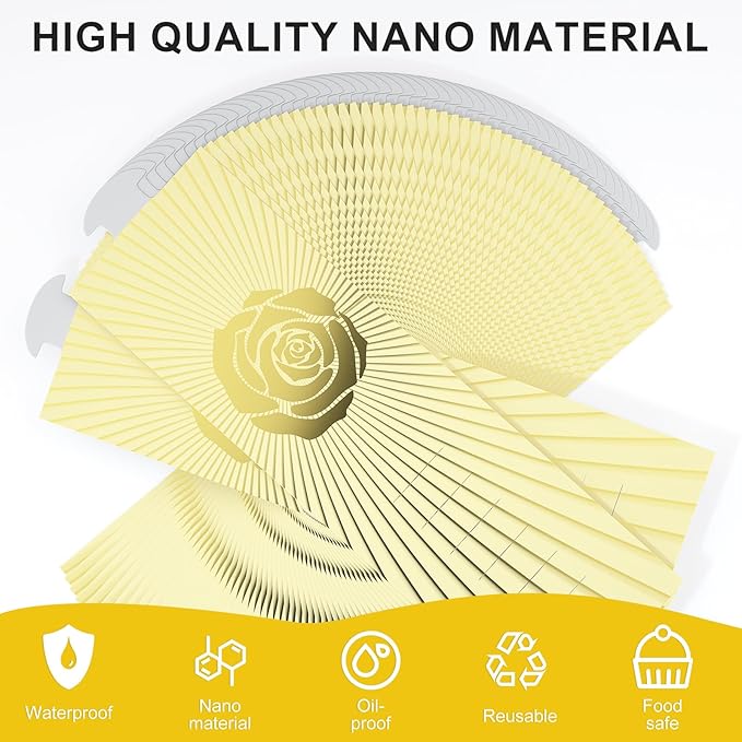 Polymer Material Reusable Napkin Band, Glue-Free Tear-Proof Water Resistant Oil-Proof Napkin Bands Set of 200(Assorted 4 Front Colors and Back Silver), 6 Adjustable Sizes Napkin Rings