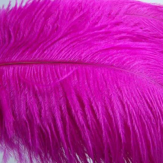 KOLIGHT® 40pcs 12''~14''(30~35cm) Natural Ostrich Feathers for DIY Home Wedding Party Office Decoration (Rose)