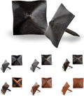 25 Pack 1" Square Head Iron Clavos Decorative Nails – Sealed Unfinished – Handmade Rustic Square Fasteners for Farmhouse Shutters, Barn Doors, Shutters, and Gates – Ornamental Wood Accent
