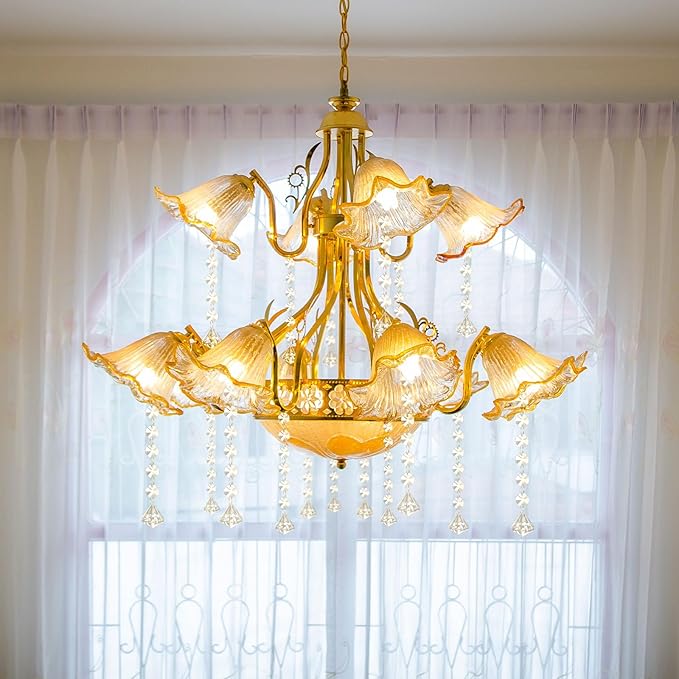 Nuenen 100 Pcs Acrylic Hanging Crystals for Centerpieces Chandelier Clear Crystal Garland Strands Ornament Acrylic Clear Beads Prisms Pendant for Christmas Tree Window Home Decoration(Diamond)