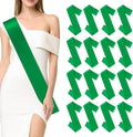Blank Sash 16 PCS Sashes DIY Satin Sash Chair Sashes Scout Sash President Sash Senior Sash Scout Sash Wedding Party Sash