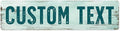 Custom Sign, Custom Street Sign, 11 Font Colors, 13 Font Styles, 4 Hole Options, 22 Sizes, 3x12 Inches, Rust Free DiBound, Fade Resistant, Made in USA by My Sign Center (Shabby Chic)