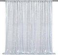 Silver Backdrop Curtains for Birthday - Glitter Party Photography Background 10ft x 10ft Wedding Christmas Home Decorations