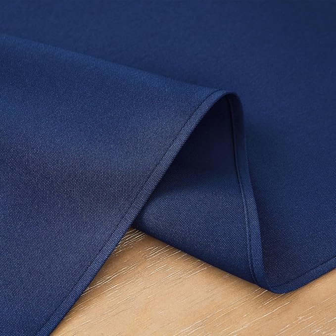 2 Pack Navy Blue Table Runner 12 x 60 Inch Solid Color Farmhouse Runners Coffee Table Dresser for Daily Party Home Decoration