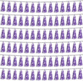6P Light Purple Foil Fringe Metallic Tassel Streamers Banner Tassel Garland for Parade Floats, Bachelorette, Wedding, Birthday, Graduation, Christmas, Bridal/Baby Shower Party Decorations