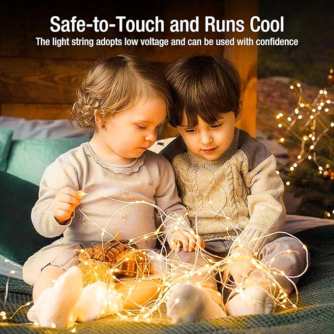 12 Pack Fairy Lights Battery Operated - 7ft 20 Led Twinkle Lights 3 Modes, Bulk Mini String Lights Waterproof for Mason Jars Vases DIY Party Wedding -Warm White & Cold White