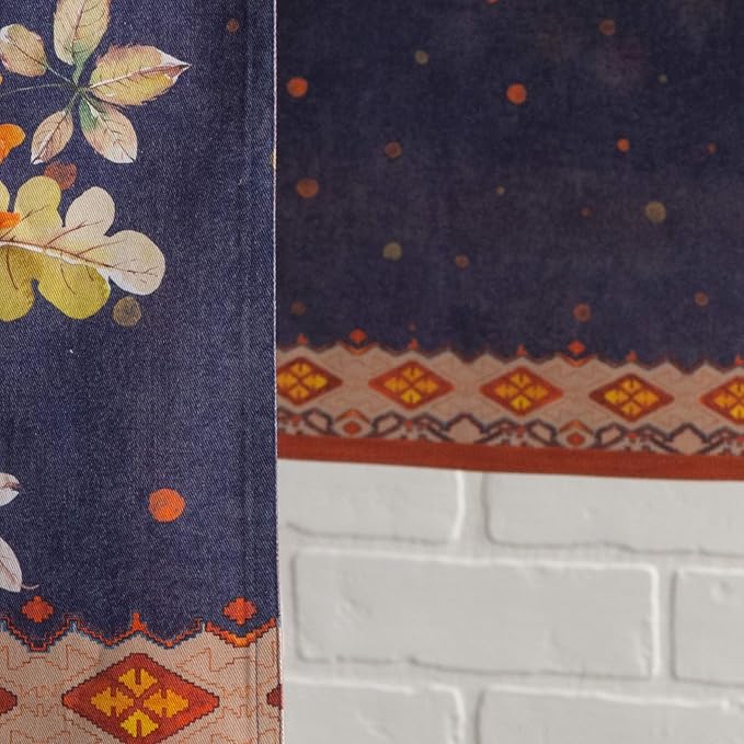 Maison d' Hermine Table Runner 100% Cotton Double Layer Table Runners 108 inches Long for Thanksgiving Christmas Decorations Home Kitchen Dining Party Wedding (Kelim - Infinity, 14.5" x 108")