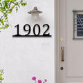 Personalized Metal House Number Sign | Custom Metal Address Sign for Outside | Personalized Meta | House Number Sign | Housewarming gift (Number)