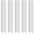 Bright Creations Mini Silver Ribbon Bows - 3-Inch, Silver, 100 Count, Polyester Satin - Twist Tie Bows for Treat Bags, Party Favors & Crafts