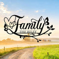 Personalized Family Last Name Signs, Custom Signs Outdoor Metal, Monogram Metal Sign Wall Art For Home Outside Decor, Name Sign Customized Wedding Christmas Housewarming Gifts For Women Men