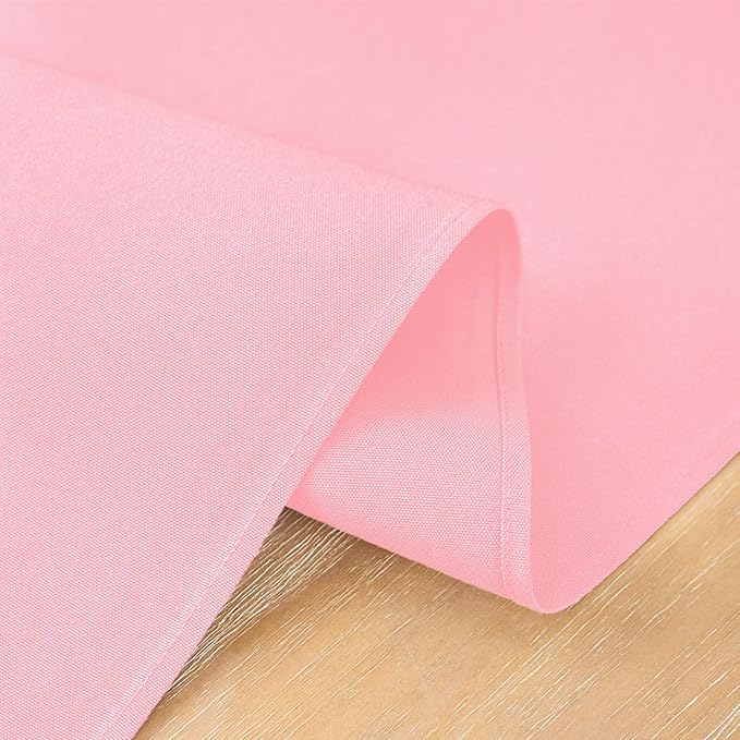 2 Pack Pink Small Short Table Runner 12 x 36 Inch Solid Color Runners Coffee Table Dresser for Daily Party Home Decoration