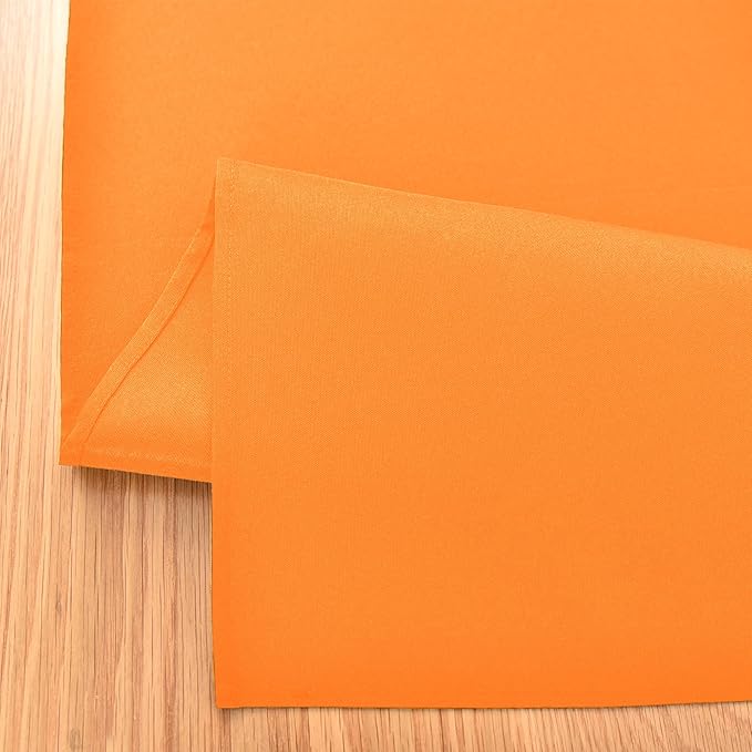 Farmhouse Orange Table Runner Dining Table Runners 72 Inches Long Coffee Table Runner for Dresser Living Room Bedroom Holiday Party Banquet 12X72 Inch