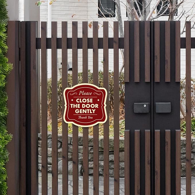 Custom Outdoor Aluminum Sign, Decorative Driveway Sign, Waterproof, 24x24 Red Brick Design