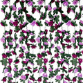 16Pcs 126Ft Purple Rose Garland, Fake Rose Hanging Flowers, Artificial Flower Vine, Hanging Floral Vine Garland for Wedding, Birthday Party, Wall Arch, Halloween, Christmas Garden Backdrop Decor