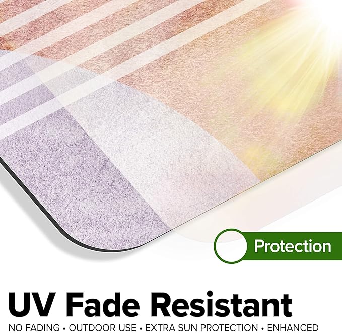 Custom Sign, Custom Street Sign, 11 Font Colors, 13 Font Styles, 4 Hole Options, 22 Sizes, 24x24 Inches, Rust Free DiBound, Fade Resistant, Made in USA by My Sign Center (Mid-Century Modern 1)