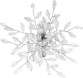 Napkin Rings Set of 6 for Dining Table Decoration Parties Everyday Metal Napkin Holder Leaf White (Pack of 6)