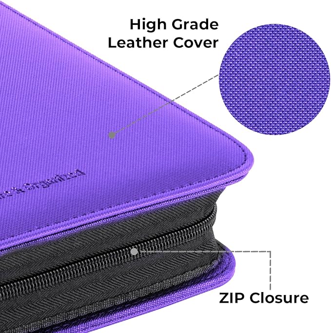Premium ZiP Trading Cards Binder 9 Pockets, 936 Cards, Large Cards Book Album with Front Window & Lable Pocket, Card Collection Folder for TCG, MTG, Baseball, Football, Soccer and Games Cards