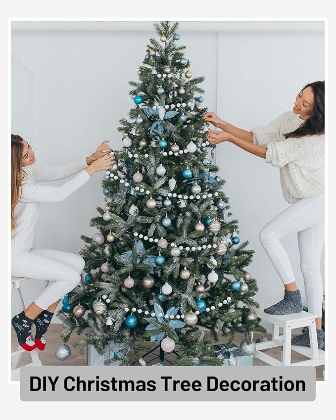 49FT Acrylic Crystal Garland, Clear Diamond-Shaped Crystal Bead Strands, DIY Crystal Beads String Roll for Wedding Decorations Party Decorations Beaded Curtain Crafting Projects