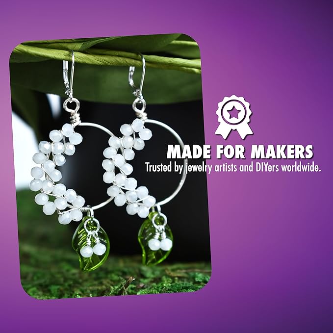 Artistic Wire, 22 Gauge Tarnish Resistant Colored Copper Craft Wire, Red, 15 yd