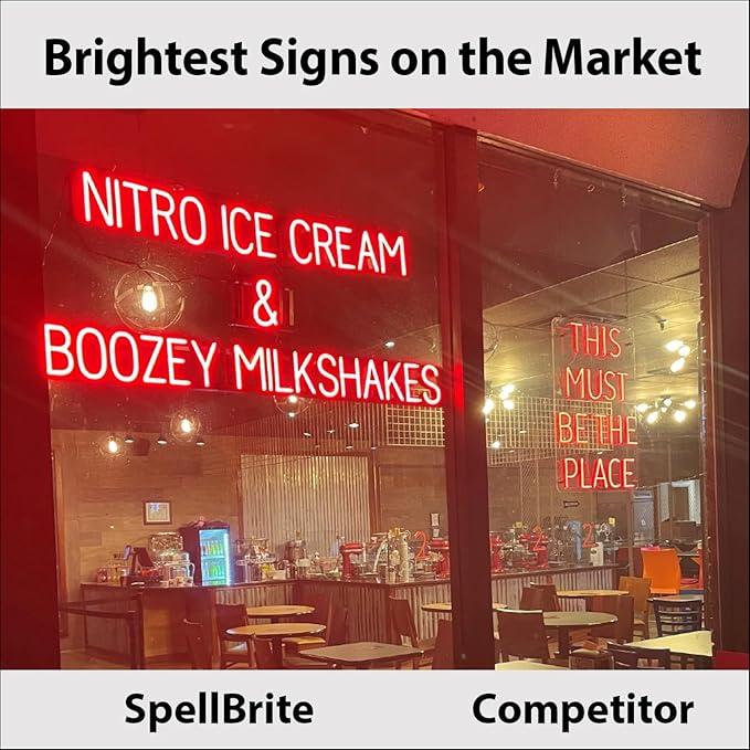 SpellBrite BEER ON TAP Sign | Beer-Related Sign with Neon Look, Green LED Light Source | 23.0" x 15.0"