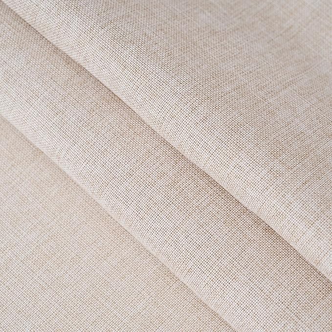 NLMUVW Linen Tablecloth Rectangle 6ft, Rustic Textured Table Cloth Water Resistant Farmhouse Table Cover for Kitchen Dining Party Coffee, 54x78 Inch