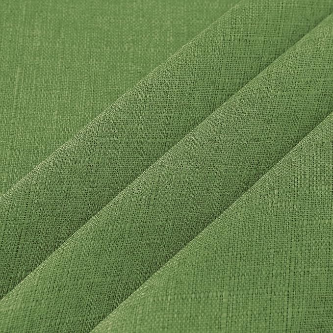 NLMUVW Olive Green Tablecloth Rectangle, Linen Table Cloth Water Resistant Textured Natural Farmhouse Table Cover for Kitchen Dining Coffee, 54 x 78 Inch