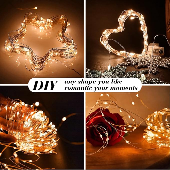 ZGWJ 12 Pack Halloween Fairy Lights Battery Operated, 7ft 20 Mini LED Halloween Fairy String Lights Silver Wire 3 Modes Waterproof for DIY, Parties, Bedroom Decorations,Orange