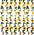 8Pcs 63Ft Sunflower Garland, Fake Hanging Flowers, Sunflower Artificial Flower Vine, Hanging Floral Vine Garland for Wedding, Party, Wall Arch, Halloween, Christmas Summer Garden Backdrop Decor