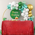 SquarePie Sequin Tablecloth 60 x 102 Inch Red Sparkly Table Linen for Christmas Wedding Party