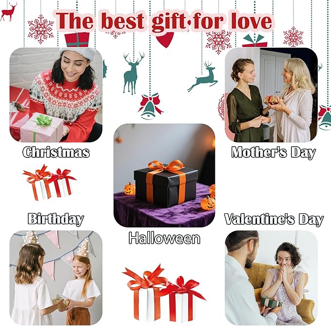Stained Glass Window Hanging Christmas Funny Snowman 7.8" - Suncatcher Door Garden Blue White Snowflakes Sun Catcher New Year Birthday for Friend Mom Men Woman Nana