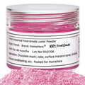 HomeHere Edible Luster Dust Food-Grade Glimmer Powder Glitter for Cake Decorating 7g, Edible Sprinkle Glitter for Cocktails Drinks Baking Candy Dessert Chocolate Vegan Tasteless, Vibrant Pink