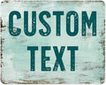 Custom Sign, Custom Street Sign, 11 Font Colors, 13 Font Styles, 4 Hole Options, 22 Sizes, 24x30 Inches, Rust Free DiBound, Fade Resistant, Made in USA by My Sign Center (Shabby Chic)