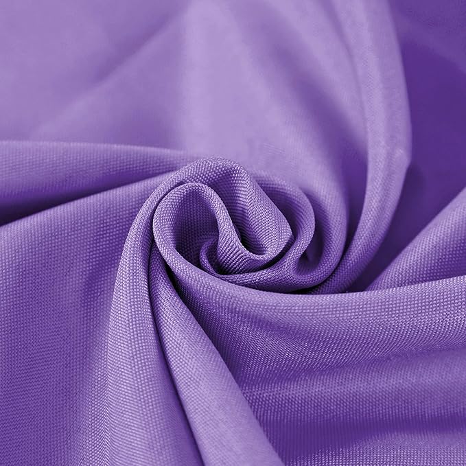 70 inch Round Tablecloth Washable Polyester Table Cloth Decorative Table Cover for Wedding Party Dining Banquet（70 inch,Purple）