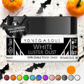 MONÉGASQUE White Edible Glitter for Drinks 7g – Halloween Edible Glitter for Cakes & Cocktails - White Luster Dust for Cocktail, Cake, Strawberries - Food & Drink Shimmer - Cake Decorations Spray