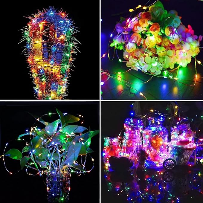 Warm White ⇋ Multicolor 66Ft 200LED Fairy Lights Plug in with Remote, Waterproof String Lights Outdoor 8 Modes Bedroom Decor, Twinkle Light for Girl's Room Garden Christmas Decorations