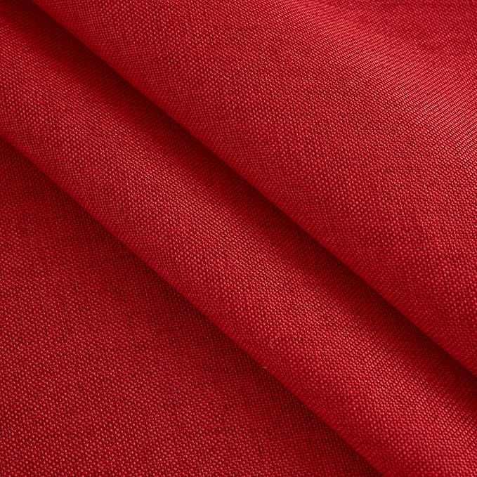 NLMUVW Red Linen Tablecloth Rectangle, Christmas Table Cloth Water Resistant Textured Table Cover for Kitchen Dining Coffee Party, 54 x 78 Inch