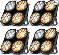 Stage Lights, 4X100W COB Spotlight LED Par Can Retro Lights, 2 in 1 Cool White & Warm White DMX512 Sound Activated Blinder Uplights for Events Parties Wedding Church Concert Studio Show Dance - 4Packs